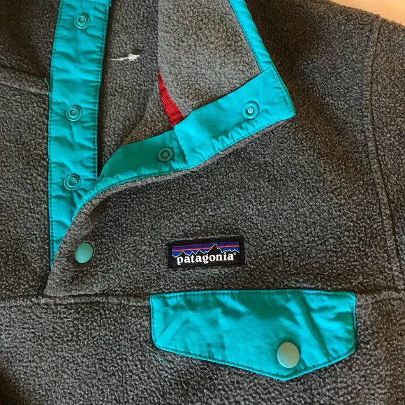 Patagonia Synchilla Snap-T Fleece Pullover Grey - Picture 2 of 9